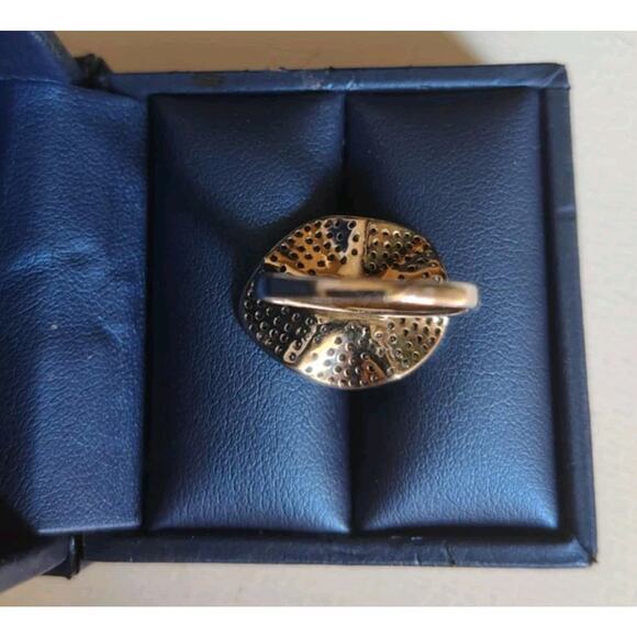 $275 Cultured Freshwater Pearl & Sterling 1 3/8 CT TGW Cubic Zirconia Ring - Picture 5 of 14